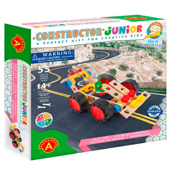 Constructor Junior 55p Coche Carreras - Imagen 1