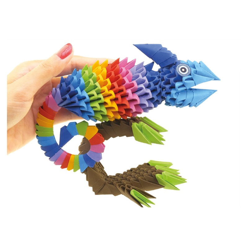 Origami 3D Camaleón - Imagen 2