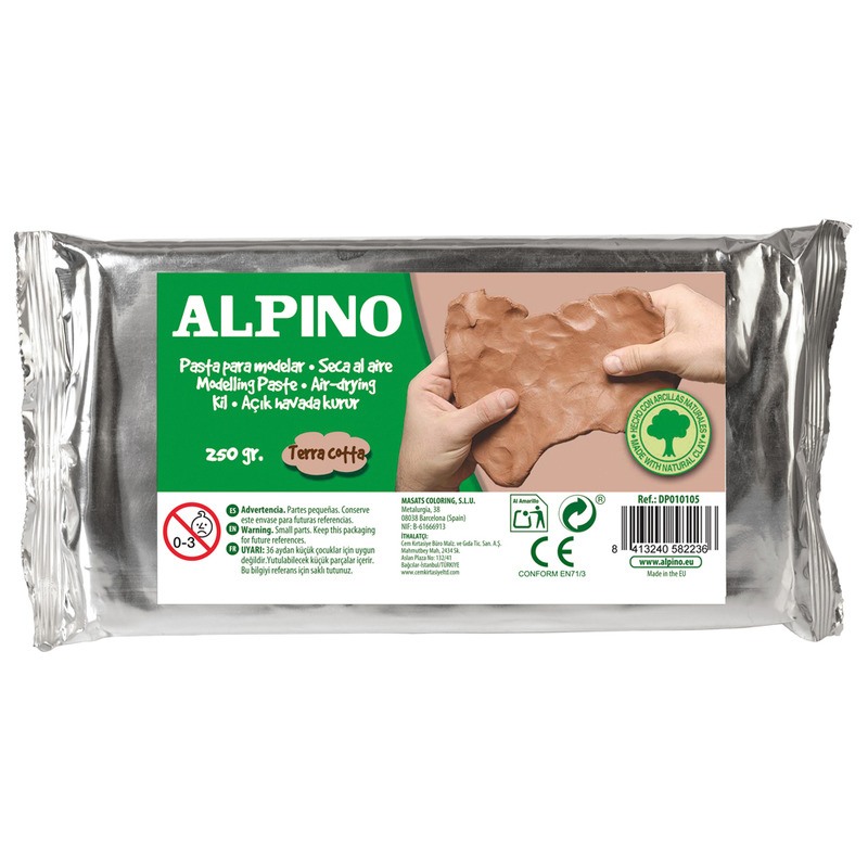 Pasta para Modelar 250g Terracota