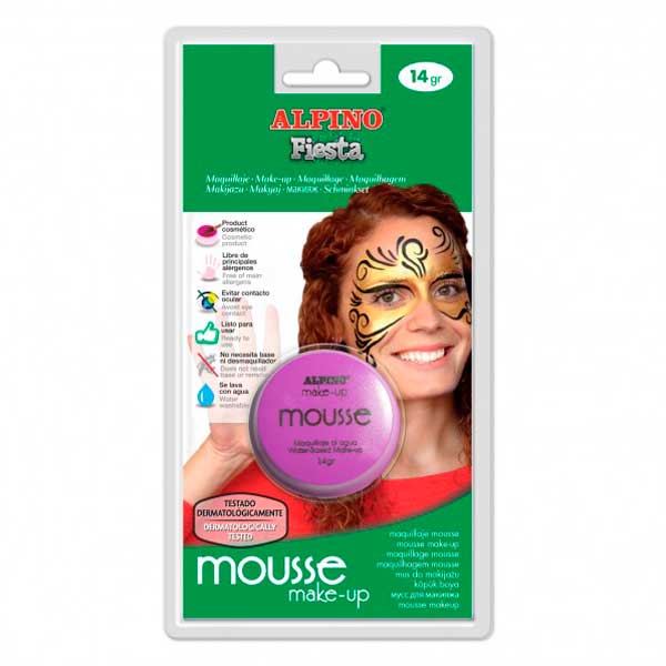 Blister Caixa Maquilhagem Mousse Alpino Lila - Imagem 1