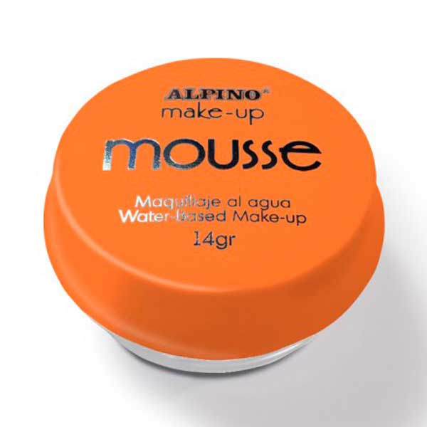 Cajita Maquillaje Mousse Alpino Naranja - Imagen 1