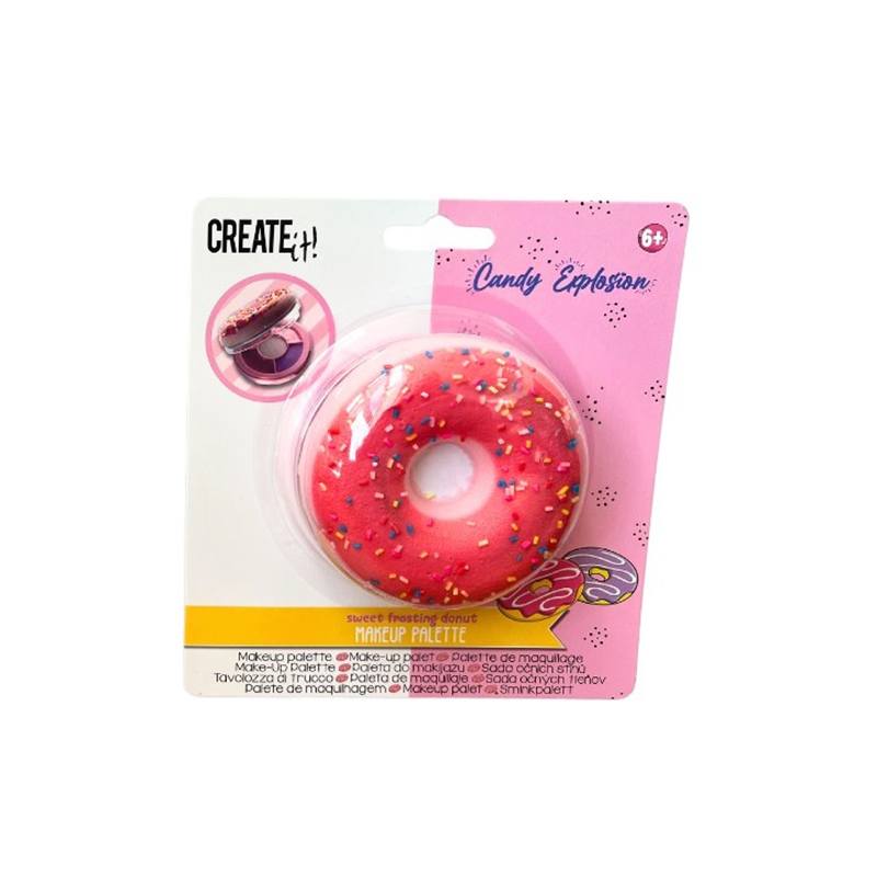 Paleta de Maquilhagem Candy Donut Rosa Create It!