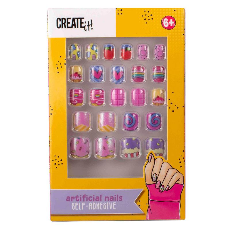 Unhas Postiças Caixinha Amarela Create It!