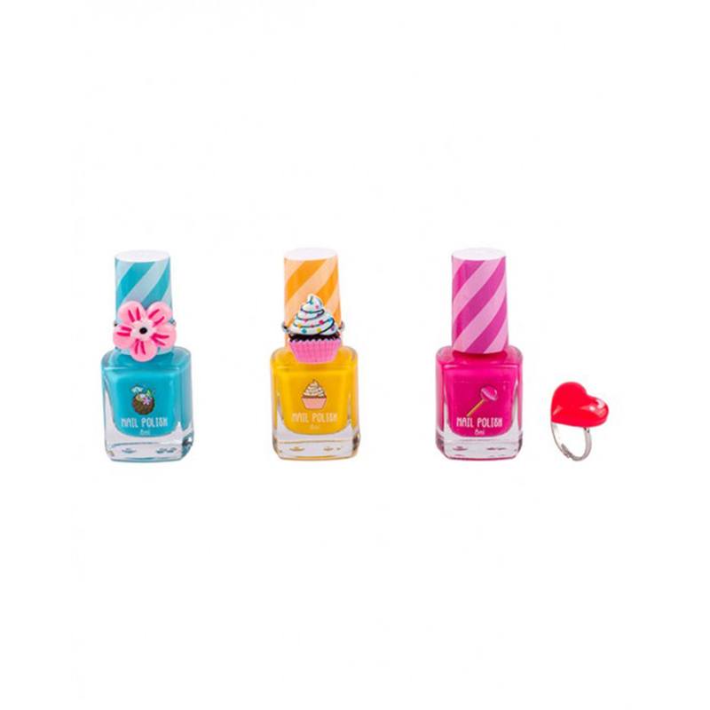 Set 3 Esmalte de Uñas con Anillos Cupcake Create It! - Imagen 1