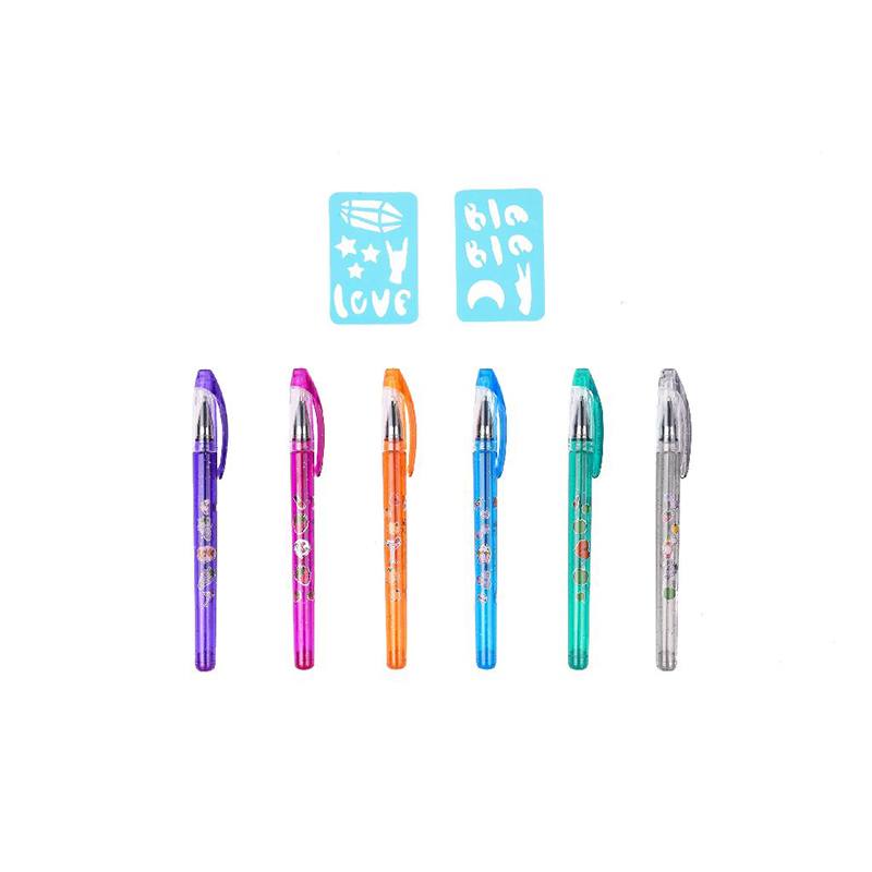 Set 6 Bolígrafos Tatuaje Perfumados Create It! - Imagen 1