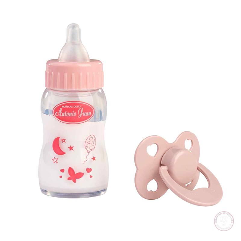 Conjunto Biberão e Chupeta para Bonecas