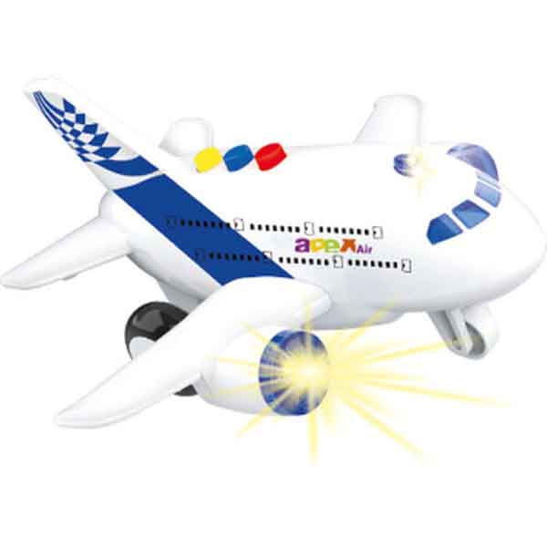 Avião comercial Apex com luzes e sons - Imagem 1