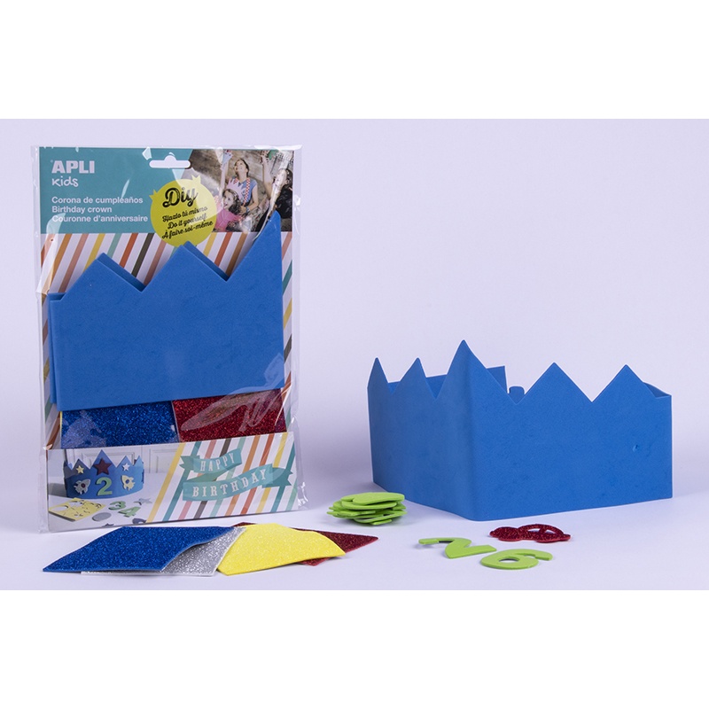 Coroa Azul de Aniversário - Imagem 2