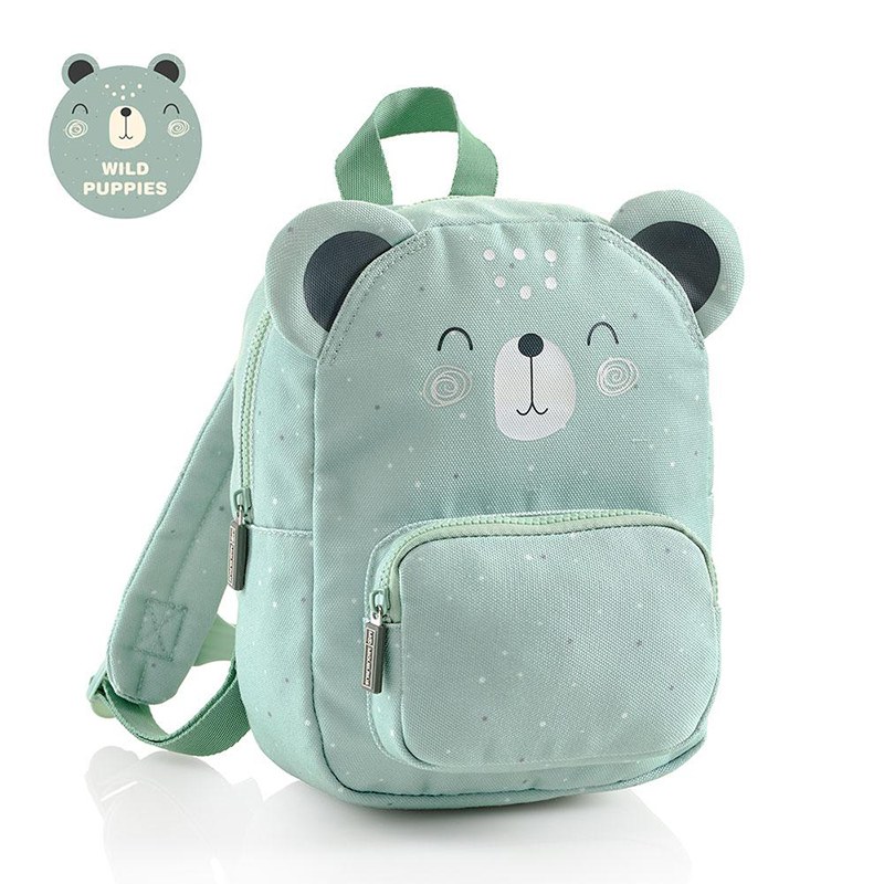 Mochila Mini Urso Wild Puppies 27cm