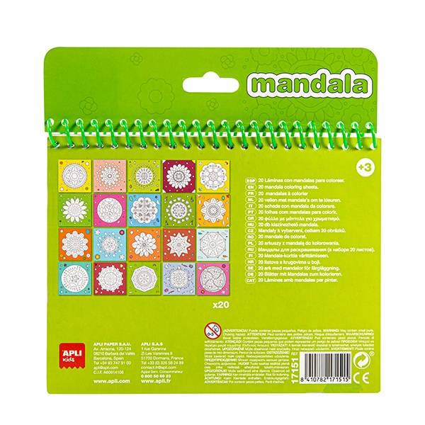 Bloc pinta y colorea Mandala - Imatge 1