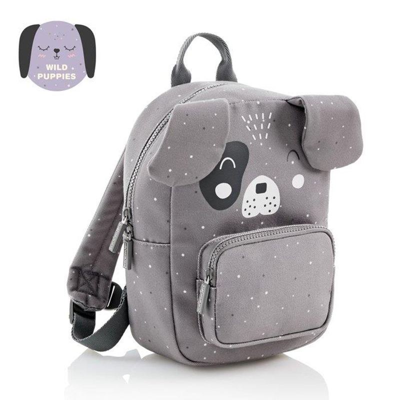 Mochila Mini Perro Wild Puppies 27cm - Imagen 1