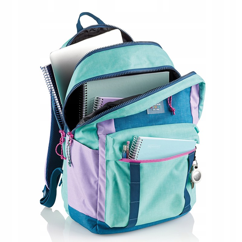 Mochila Triple Amsterdam Purple 47cm - Imagen 