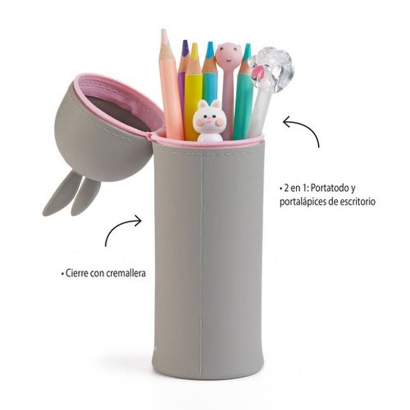 Estuche Extensible Silicona Conejo Little Pets - Imagen 