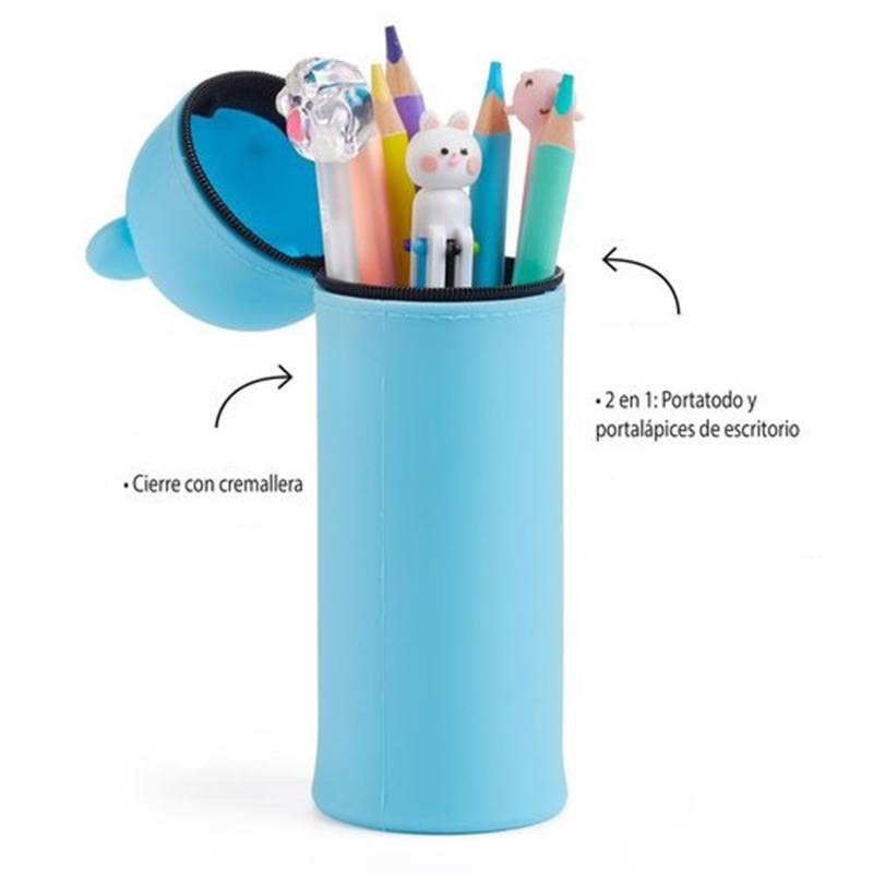 Estuche Extensible Silicona Oso Little Pets - Imagen 