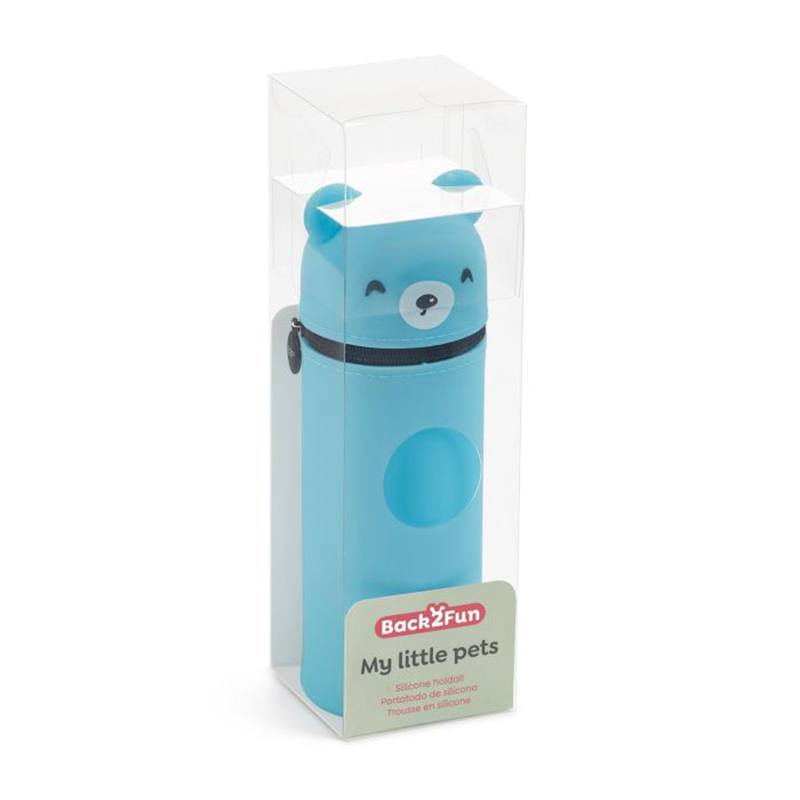 Estojo Expansível Silicone Urso Little Pets - Imagem 