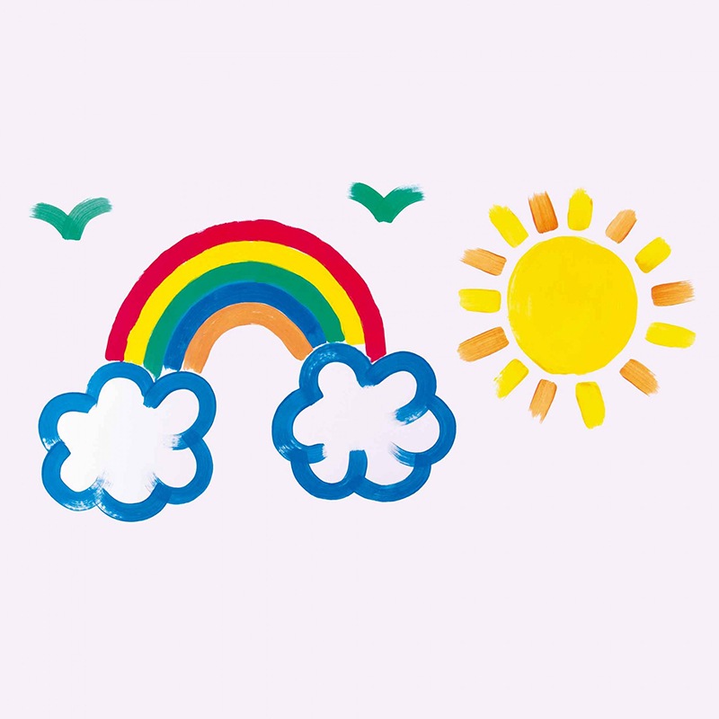 Pincéis com Tinta Cores Brilhantes - Imagem 3