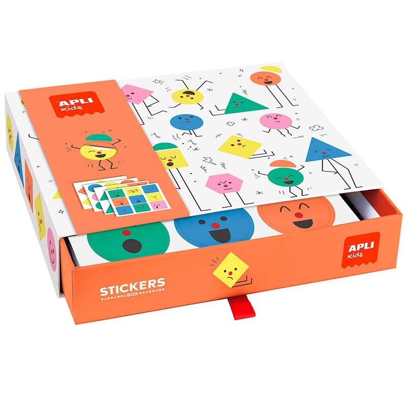 Jogo Autocolantes Emoções Geométricas - Imagem 2