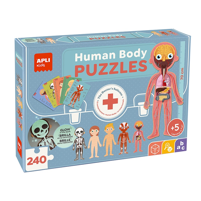 Puzzle Educativo do Corpo Humano