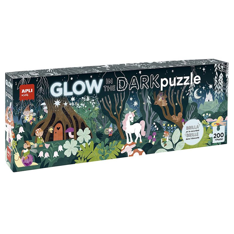 Puzzle Fluorescente Floresta Mágica 200p