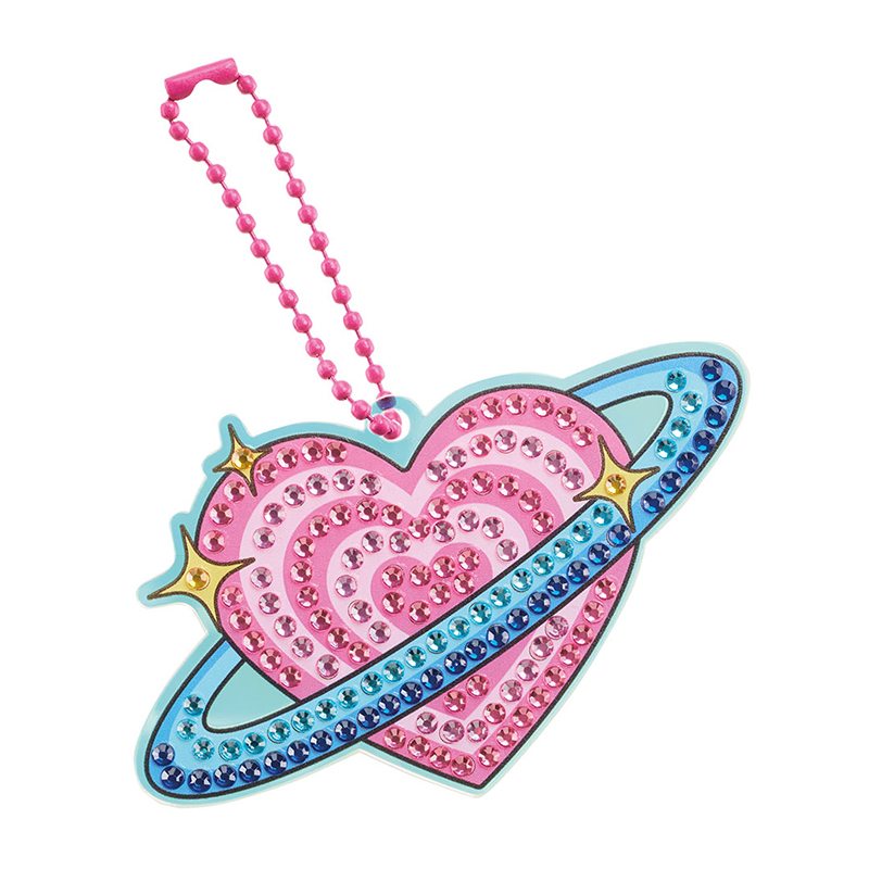 Crea Tus Llaveros Corazon Rosa - Imagen 3