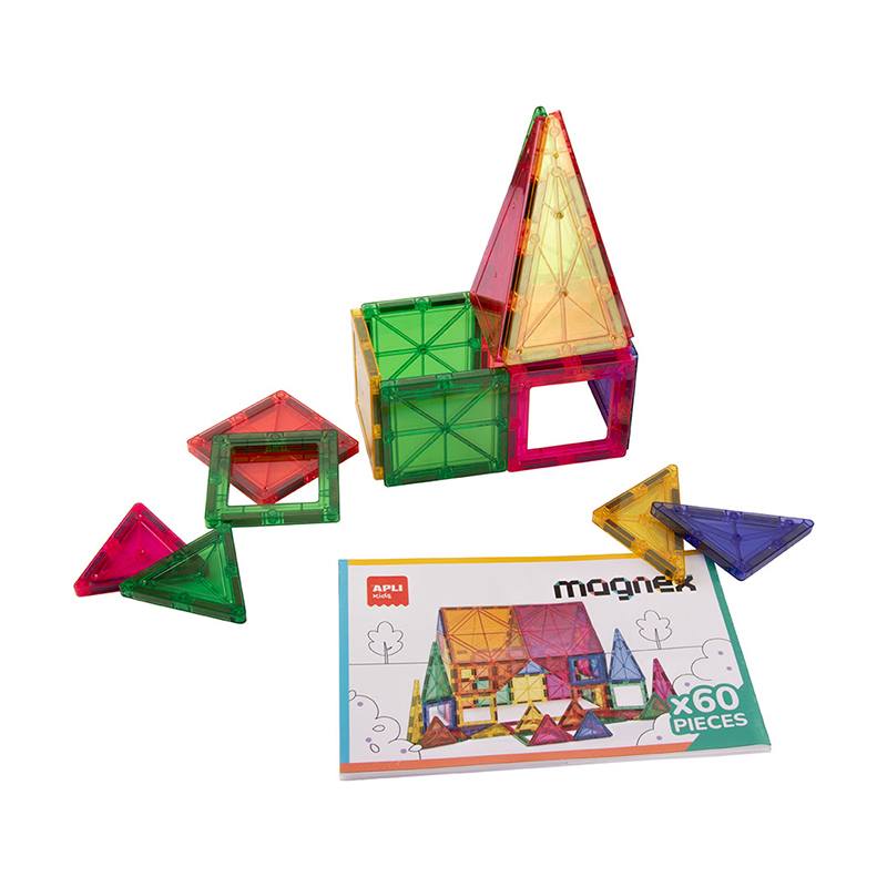 Jogo de Construção Magnético Magnex 60p - Imagem 1