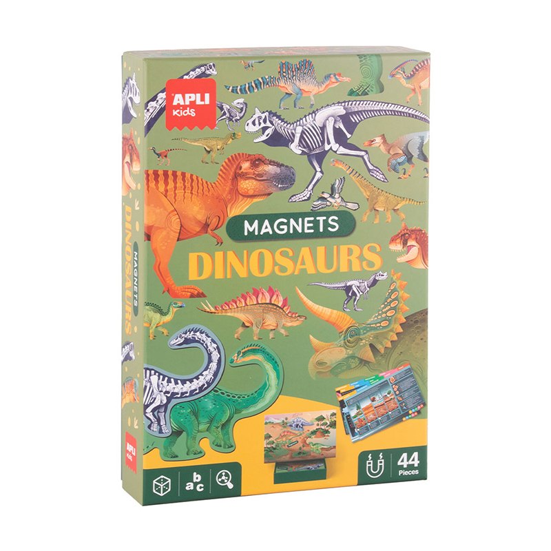 Jogo Ímanes Magnéticos Dinossauros 44p