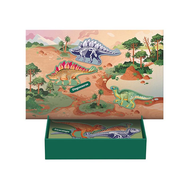 Jogo Ímanes Magnéticos Dinossauros 44p - Imagem 2