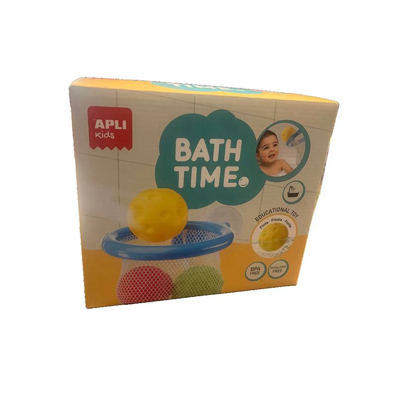 Conjunto de 3 Bolas Sensoriais com Rede para Banheira