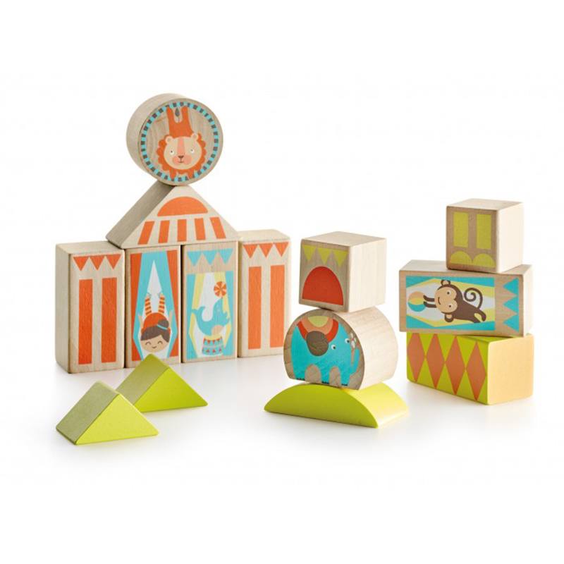Blocos de Madeira Circus - Imagem 1