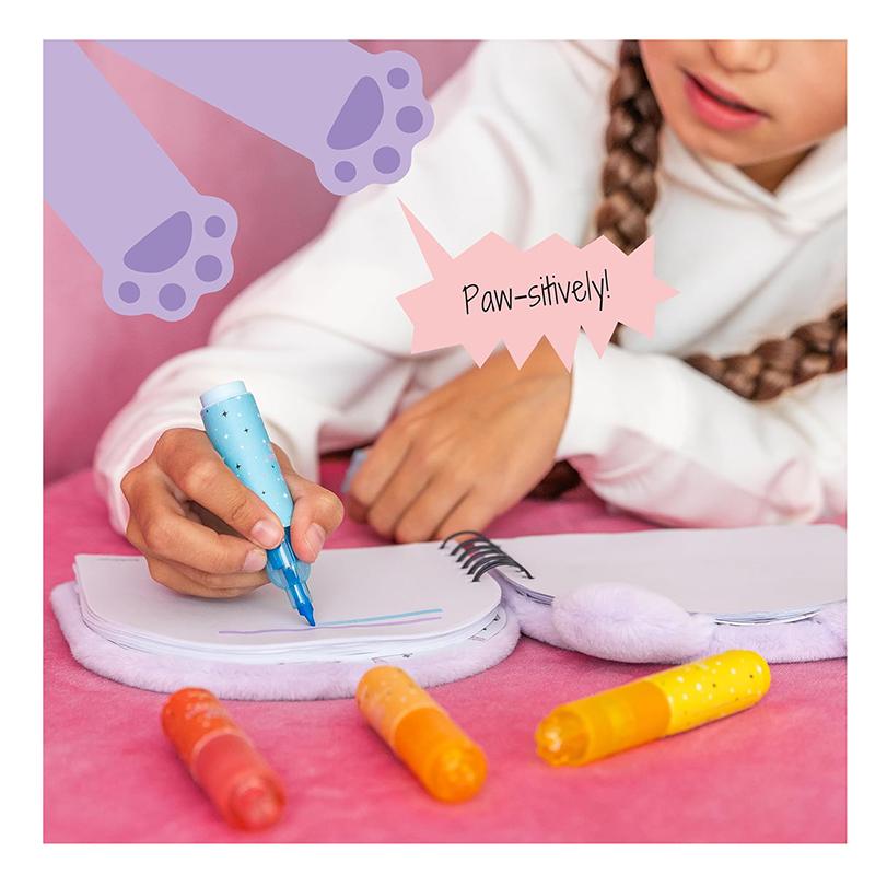 Back2Fun Set 3 Subrayadores Patitas Tonos Pastel - Imagen 3