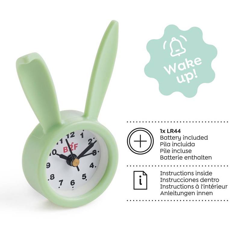 Back2Fun Relógio Analógico Coelho Verde - Imagem 1