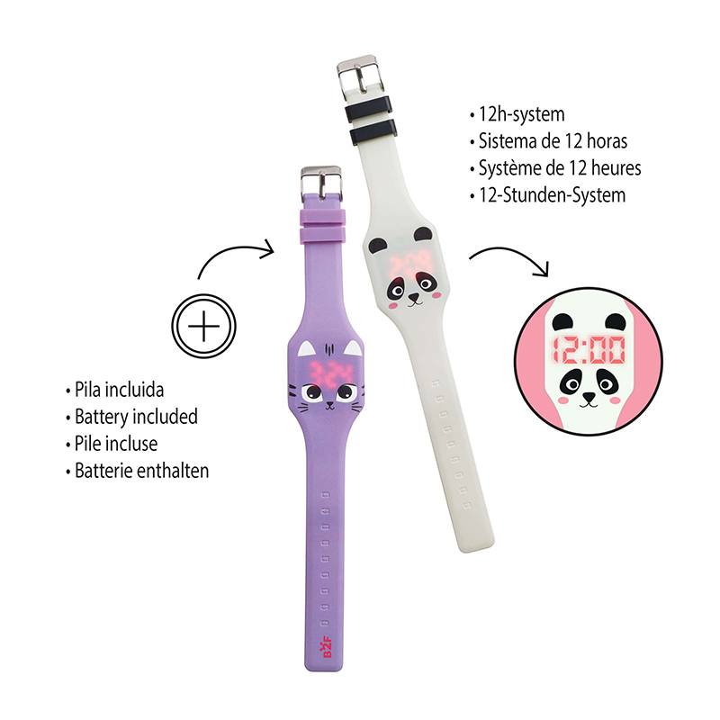 Back2Fun Reloj Digital Oso Panda - Imagen 1