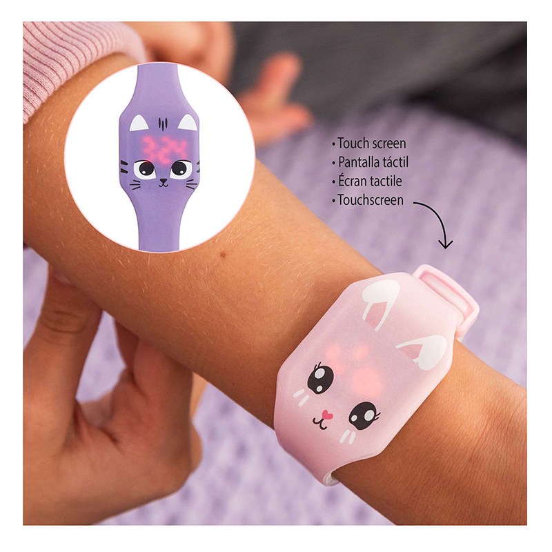 Back2Fun Reloj Digital Gatita Lila - Imagen 1