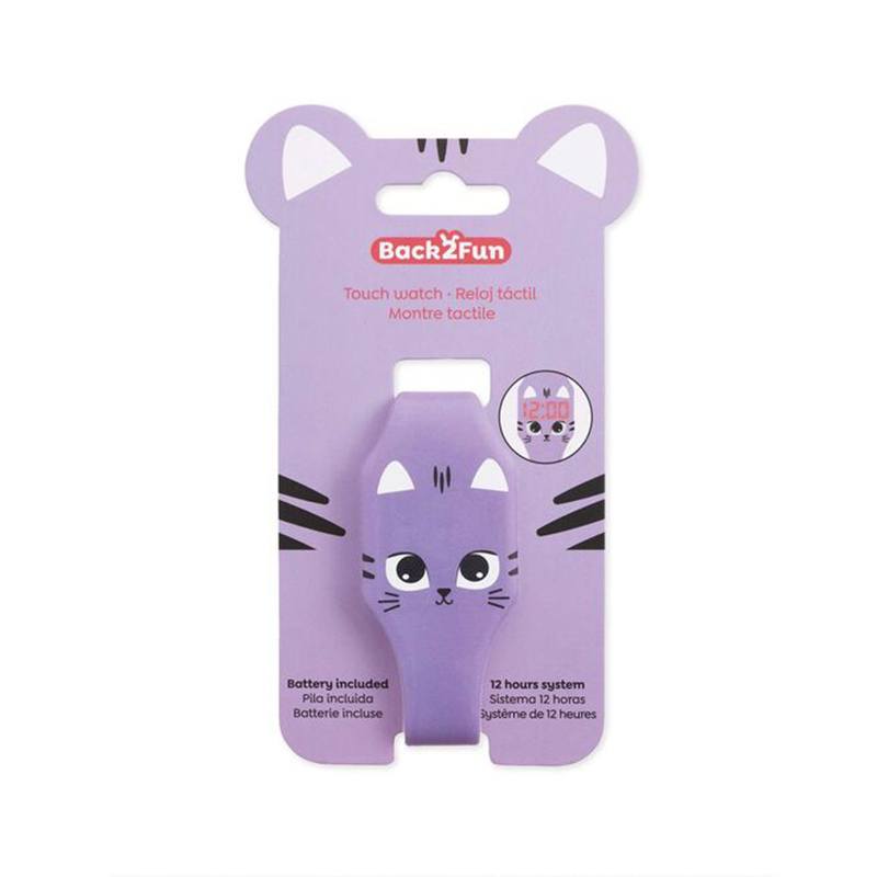 Back2Fun Reloj Digital Gatita Lila - Imagen 3