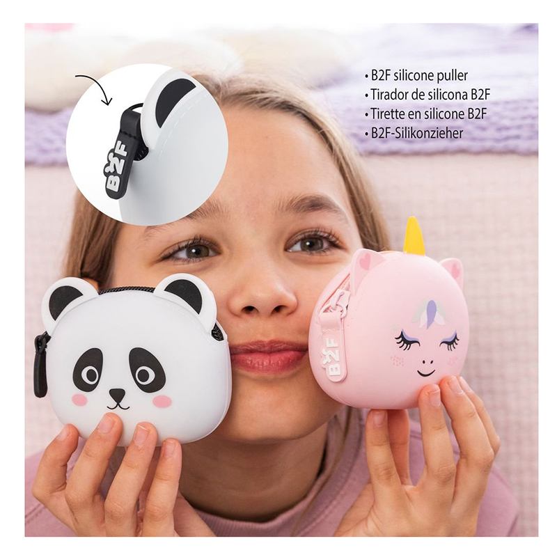 Back2Fun Carteira Silicone Puppies Panda - Imagem 2