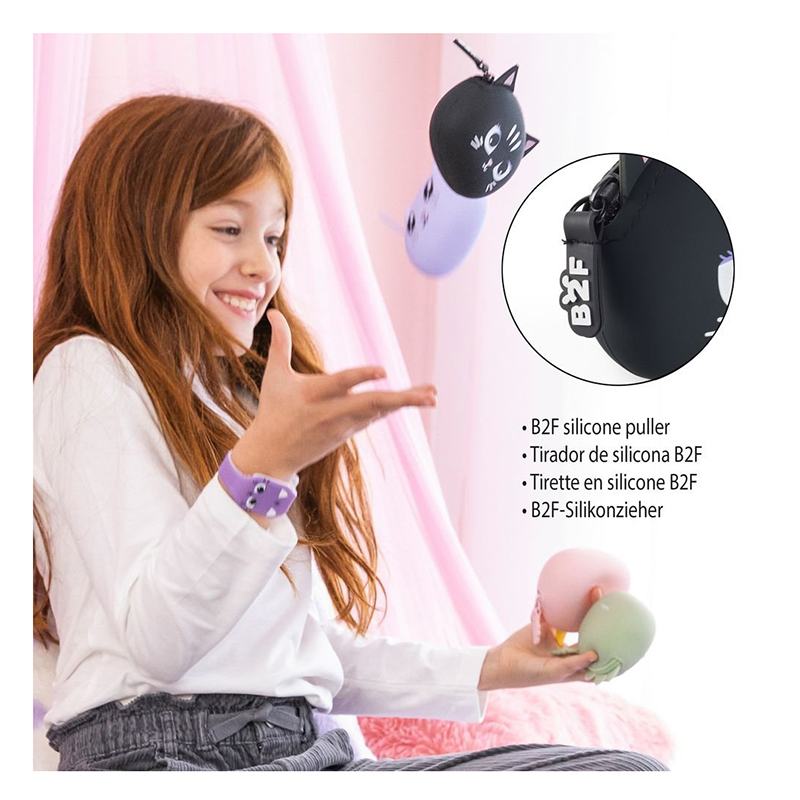 Back2Fun Carteira Silicone Gatinhos - Imagem 2