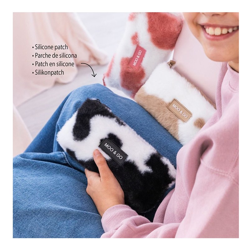 Back2Fun Estojo De Peluche Moo&Go Preto - Imagem 2