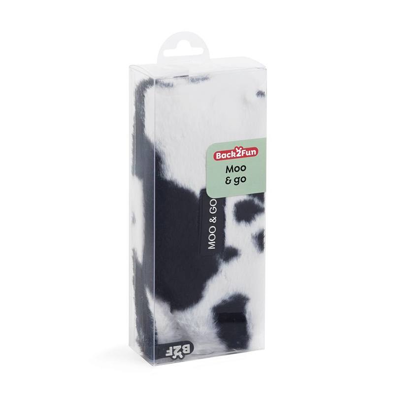 Back2Fun Estojo De Peluche Moo&Go Preto - Imagem 3