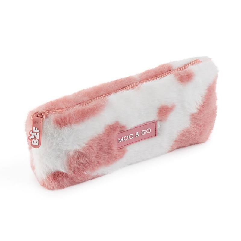 Back2Fun Estojo De Peluche Moo&Go Rosa