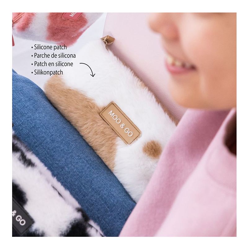 Back2Fun Estojo De Pelúcia Moo&Go Castanho - Imagem 2