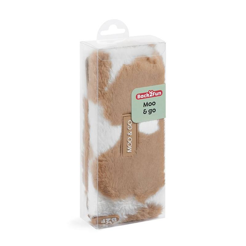 Back2Fun Estojo De Pelúcia Moo&Go Castanho - Imagem 3