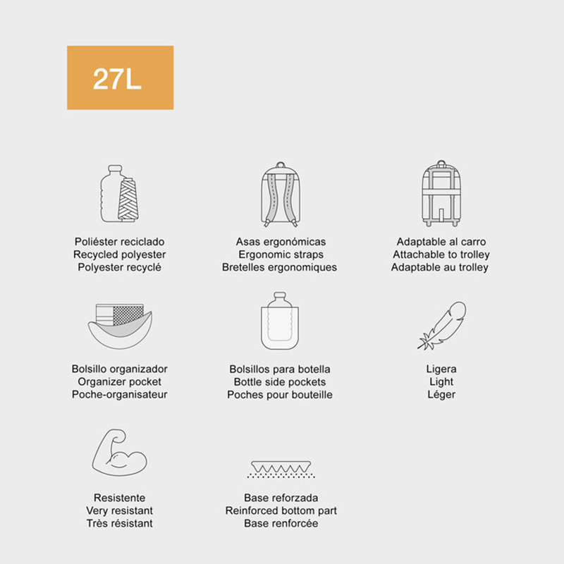 Mochila Triple Oslo Wake Up - Imagem 4