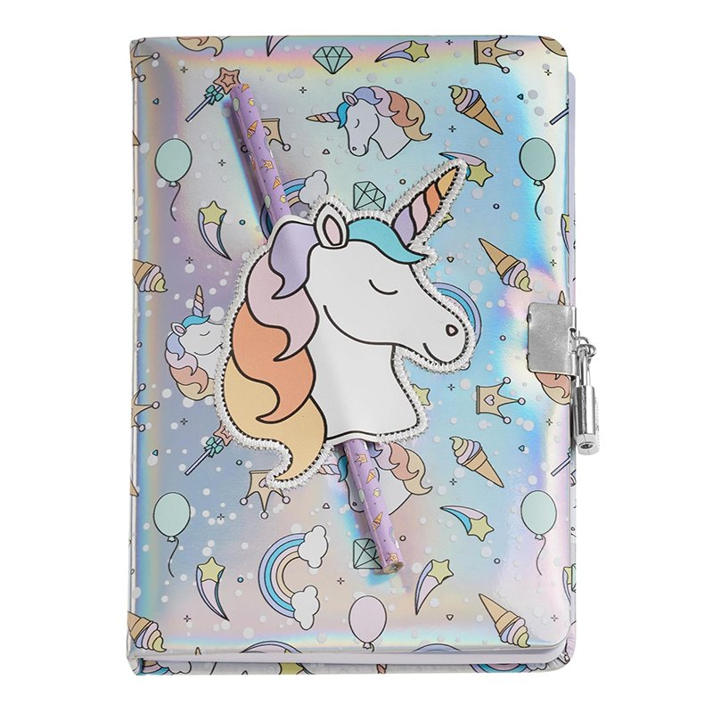 Back2Fun Diário Secreto Holográfico Unicórnio