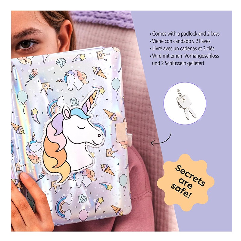 Back2Fun Diário Secreto Holográfico Unicórnio - Imagem 2