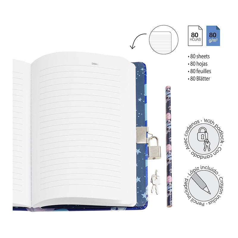 Back2Fun Diário Secreto Holográfico Astronauta - Imagem 1