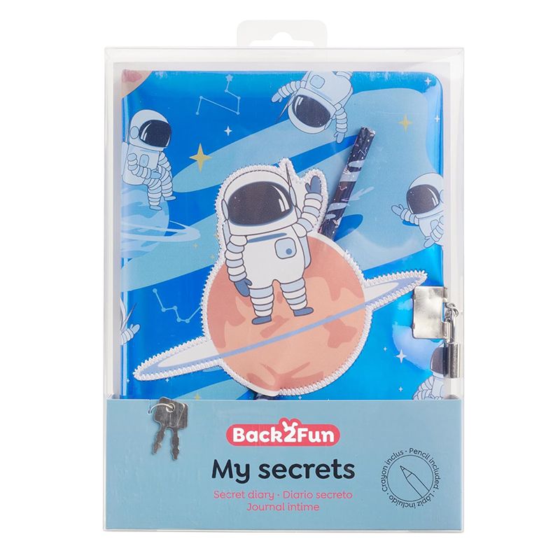 Back2Fun Diário Secreto Holográfico Astronauta - Imagem 3