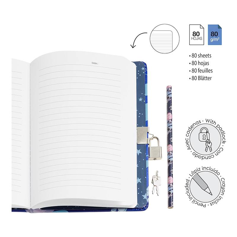 Back2Fun Diário Secreto Holográfico Panda - Imagem 1