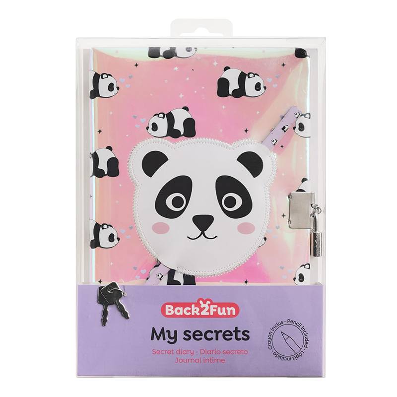 Back2Fun Diário Secreto Holográfico Panda - Imagem 3