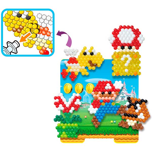 Aquabeads Cubo de Creatividad de Super Mario - Imagen 4