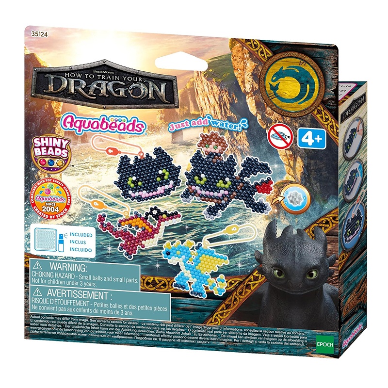 Aquabeads Llaveros Cómo Entrenar a tu Dragón 